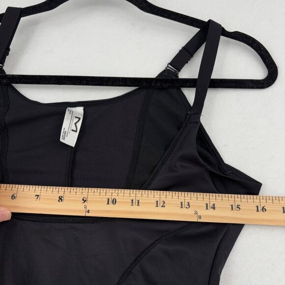 Maidenform Bodysuit Shaper Size XL Black One Piece Control Slimming Smoothing - Picture 8 of 10